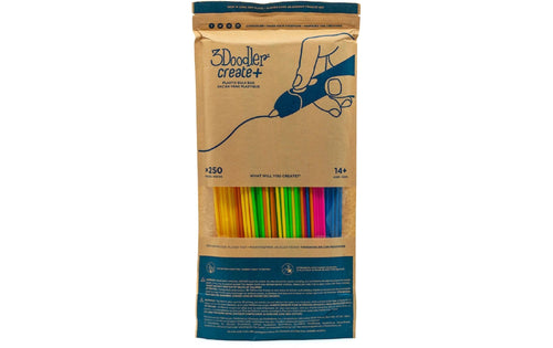 3Doodler Filament Start+ 250 Stück Neon Glow (Neon-rot,orange,grün,gelb,pink)