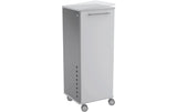 Rocada Hotdesk Basic mit Regalböden, grau