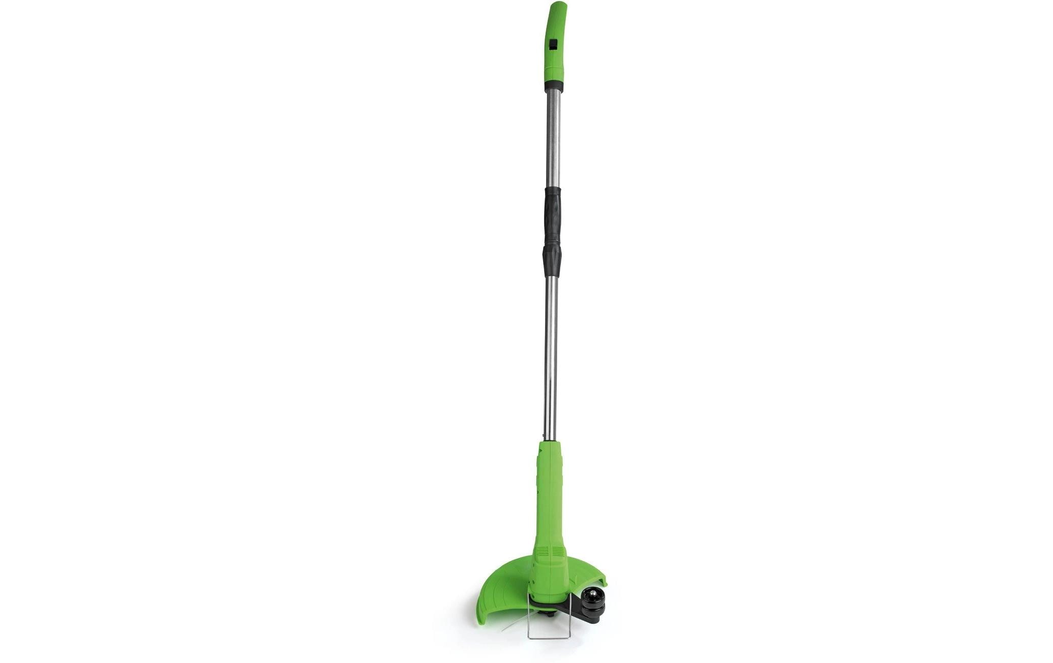 EASYmaxx Akku-Rasentrimmer 12V grün Höhenverstellbarer Teleskopgriff