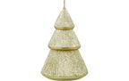Weihnachtskerze Tanne Balezze Grau 13.5 cm