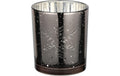 EGLO Teelichthalter Scheeflocke Lukut 10 cm Silber, Glas