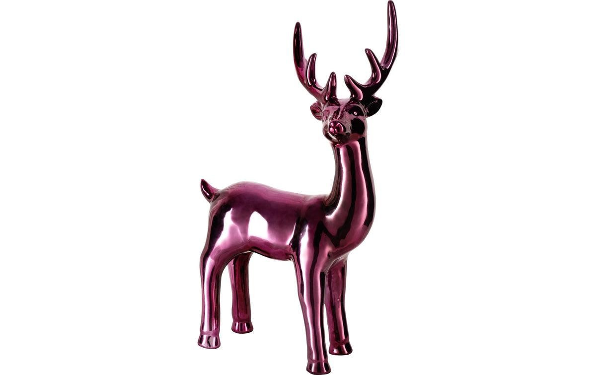 Weihnachtsfigur Eglo Aufsteller Hirsch Catacol Dunkelpink