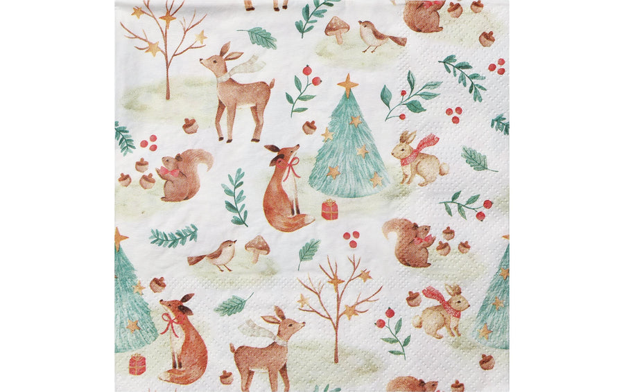 EGLO Weihnachtsservietten Wintertiere 20 Stück