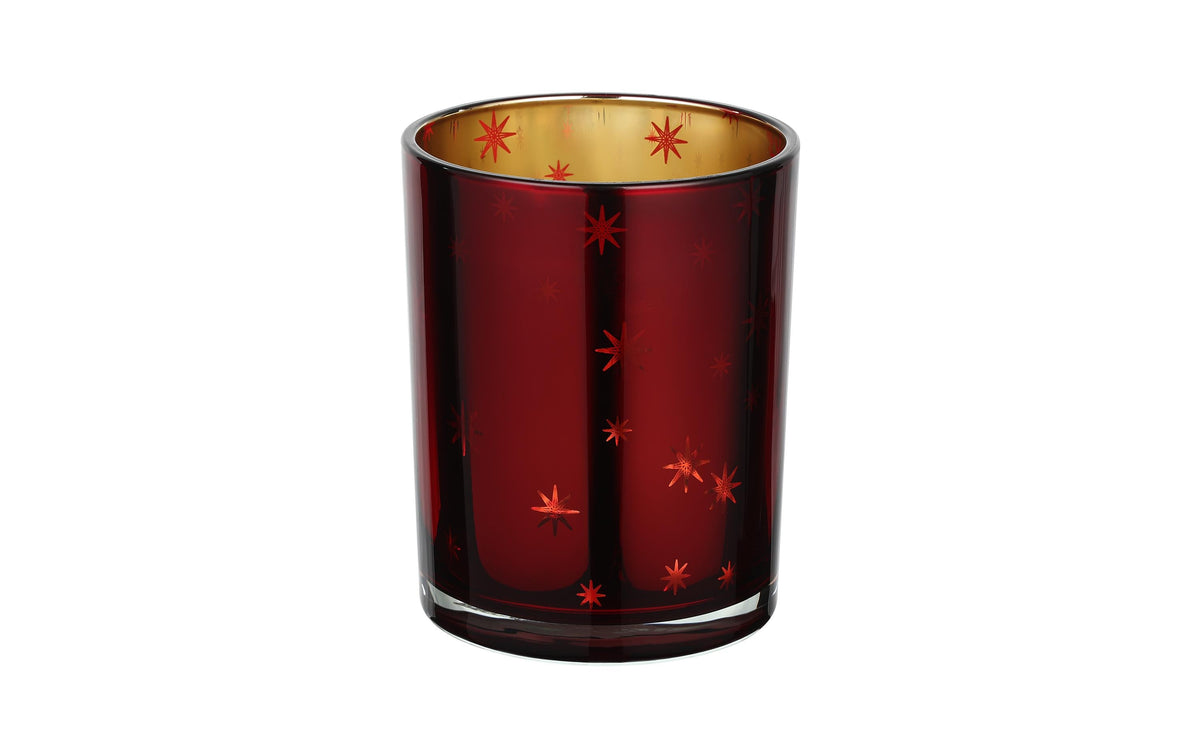 Windlicht Stern Lukut 12.5 cm In Gold Schwarz