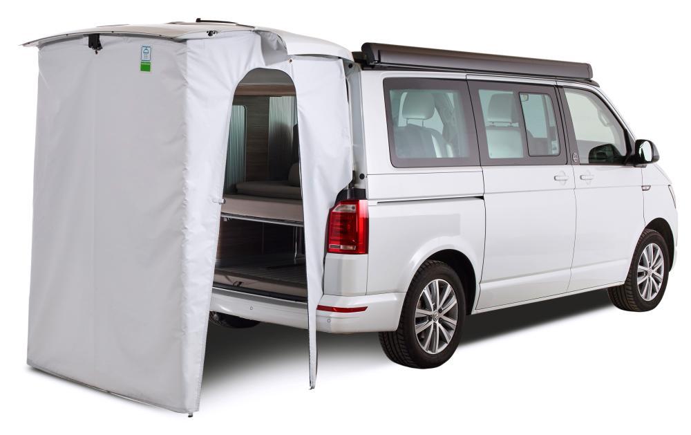 VanShower Heckzelt Travel Grau Polyester für T6/T5 Sport & Freizeit > Camping > Zelte VanShower