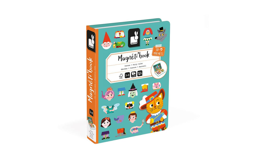 Janod Beschäftigungsspielzeug Magnetbuch Märchen