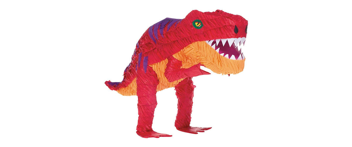 Amscan Pinata Dinosaurier, Orange/Rot