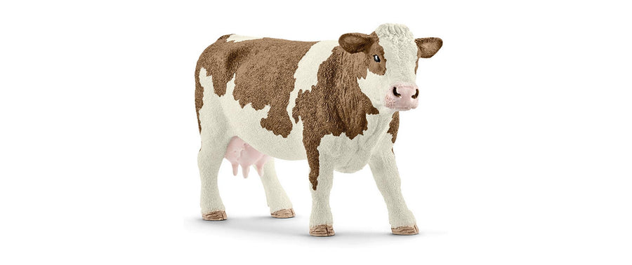 Schleich Spielzeugfigur Farm World Fleckvieh-Kuh