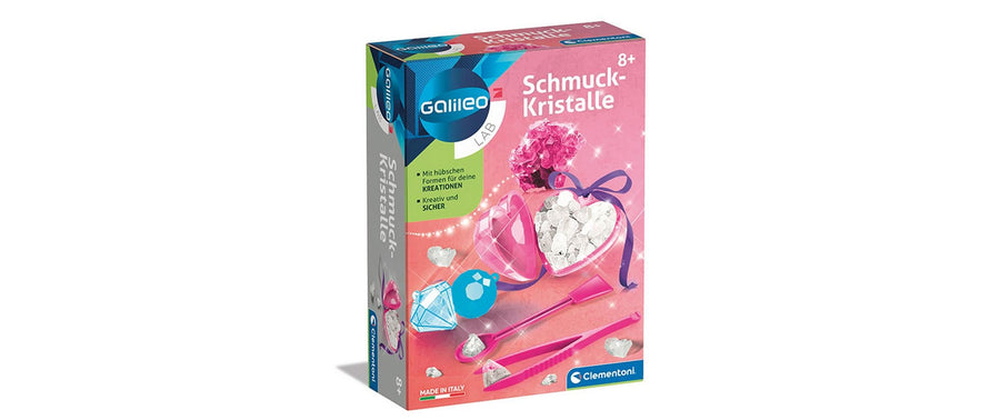Clementoni Experimentierkasten Galileo - Schmuckkristalle