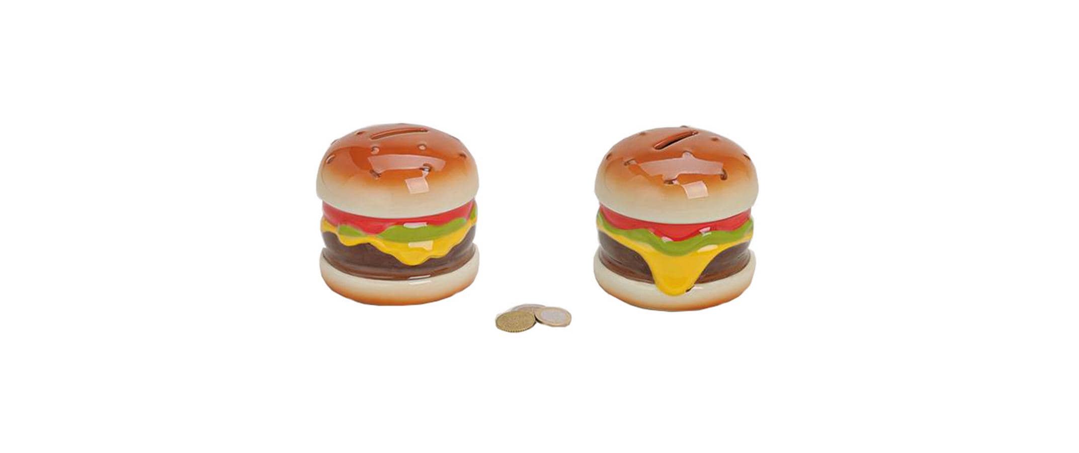 G. Wurm Spardose Hamburger 10 x 10 cm