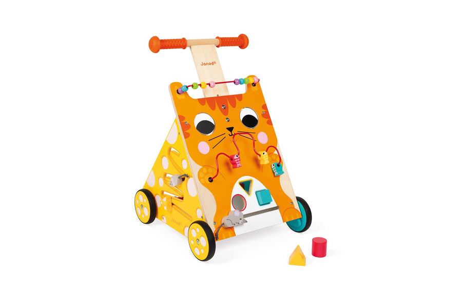 Janod Lauflernwagen Katze Multi-Activity