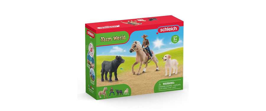 Schleich Spielfigurenset Farm World Westernreiten