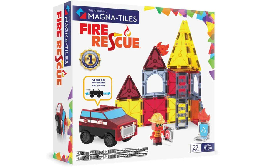 Magna-Tiles Fire Rescue 27 Teile
