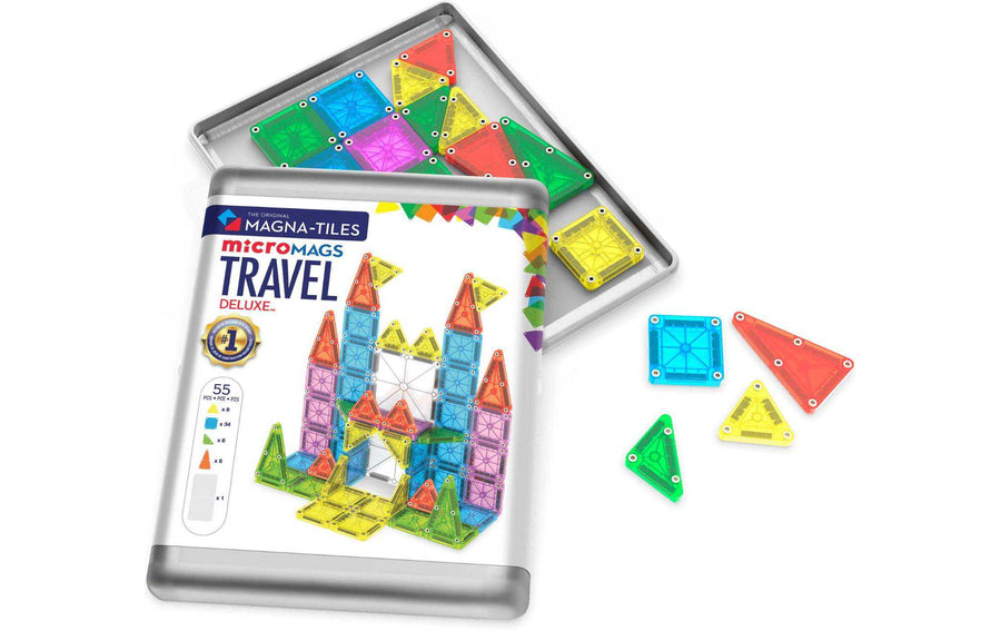 Magna-Tiles MicroMAGS Travel Deluxe 55 Teile