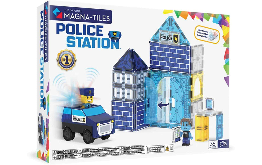 Magna-Tiles Police Station 35 Teile