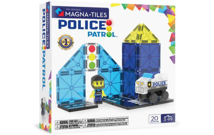 Magna-Tiles Police Patrol 20 Teile