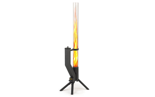 Gardenflare Klassik Feuerrohr Schwarz
