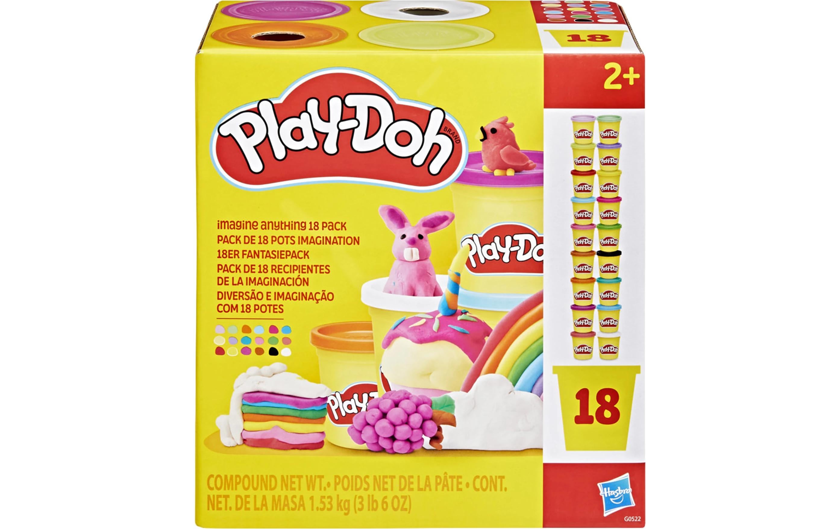 Play-Doh Knetmasse Play-Doh Fantasie 18er Pack assortiert