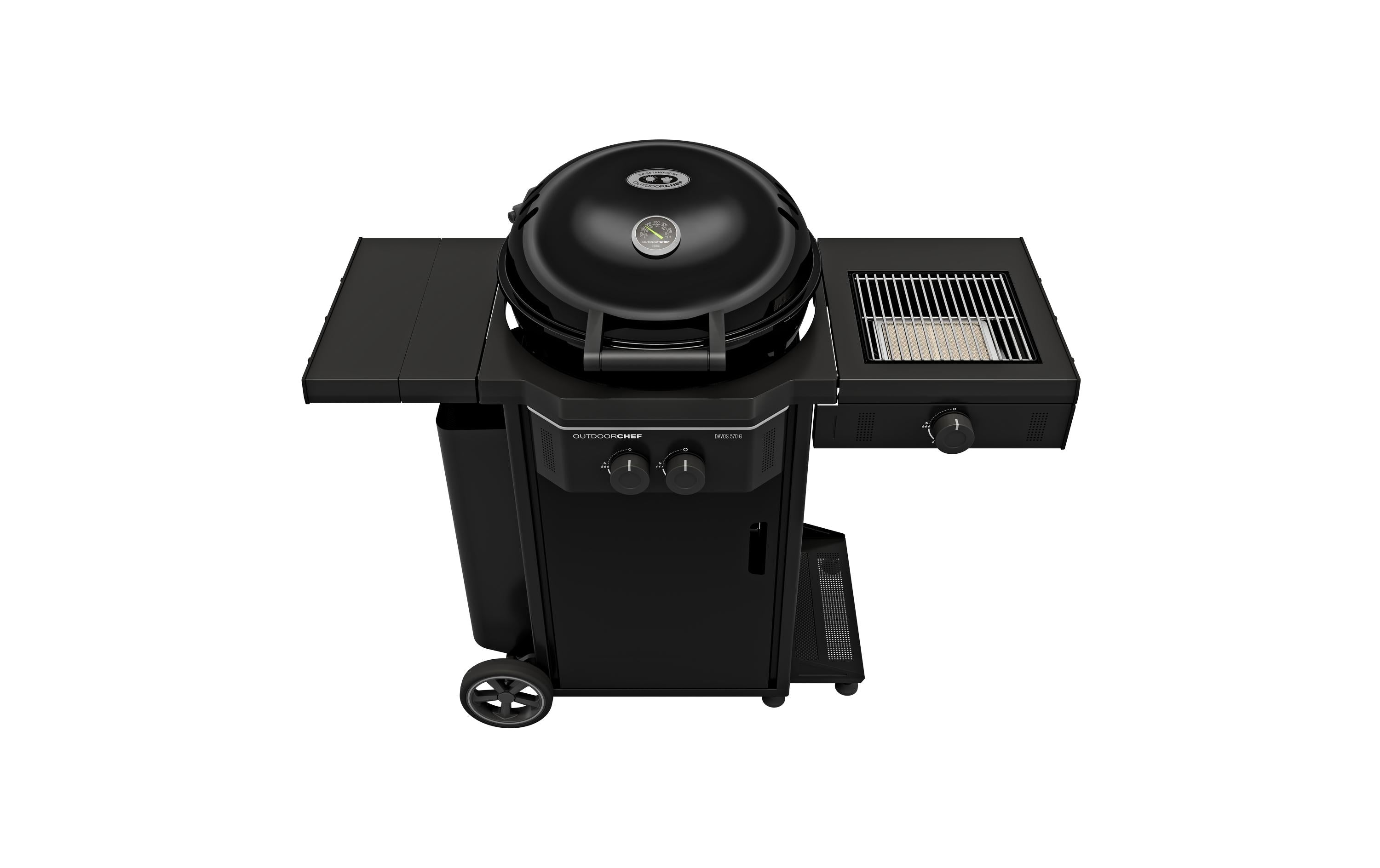 Outdoorchef Gasgrill DAVOS 570 G PRO BZ Metall Schwarz 105x69x114 cm Grills & Feuerstellen Outdoorchef