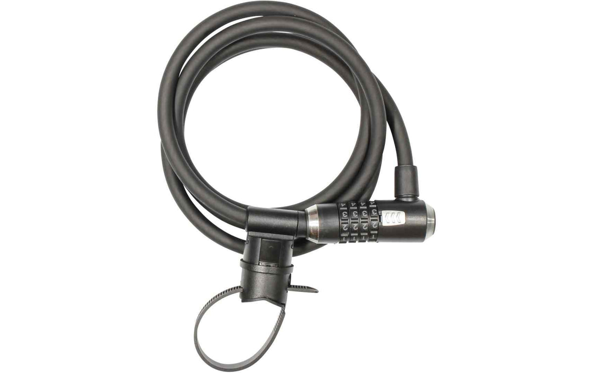 Kryptonite Veloschloss KryptoFlex 1218 Combo - Schwarz