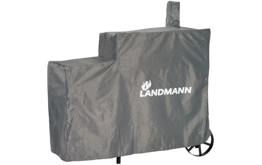 LANDMANN Wetterschutzhaube grau Polyester wetterfest 140x114x65 cm Grills & Feuerstellen Landmann
