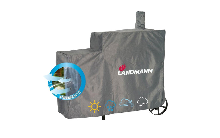 LANDMANN Feuerkorb Schutzhaube Polyester schwarz 55 cm Grills & Feuerstellen Landmann
