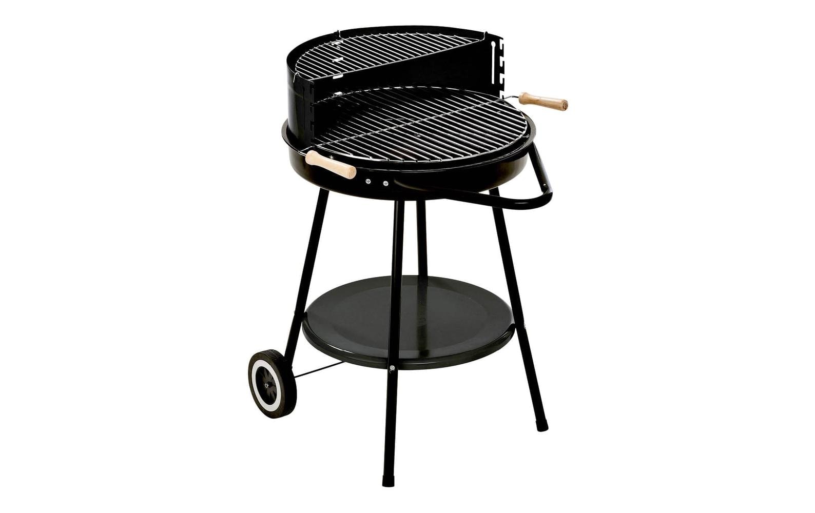 LANDMANN Holzkohlegrill Metall Schwarz 66,5 cm Grillrost Grills & Feuerstellen Landmann