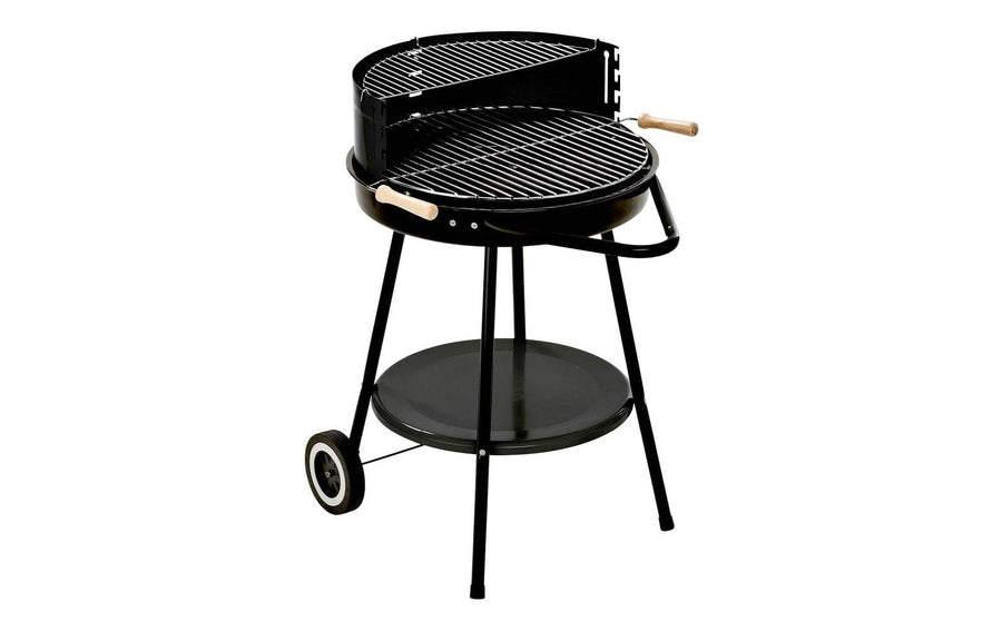 LANDMANN Holzkohlegrill Metall Schwarz 66,5 cm Grillrost Grills & Feuerstellen Landmann