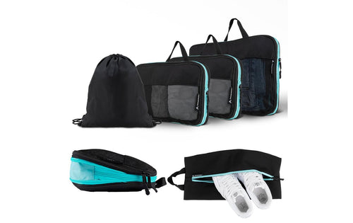 Atacama Premium Kompressions Packwürfel - 6er-Set Schwarz