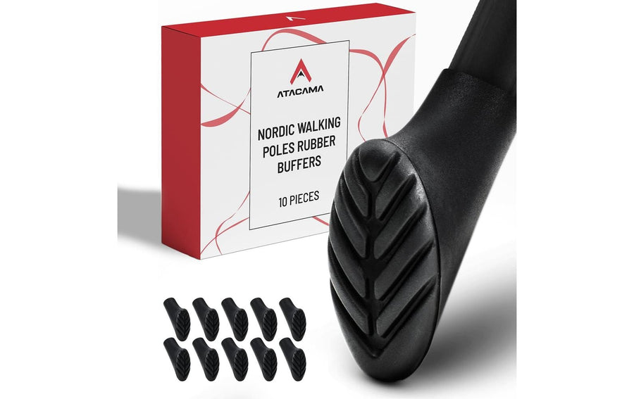 Atacama Nordic Walking Gummipuffer Wanderstockaufsatz 10er-Set