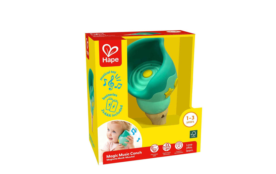 Hape Musikspielzeug Magische Musik-Muschel