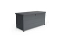 Holmberg Gartenbox wetterfest Aluminium Schwarz 331 Liter Garteneinrichtung Holmberg