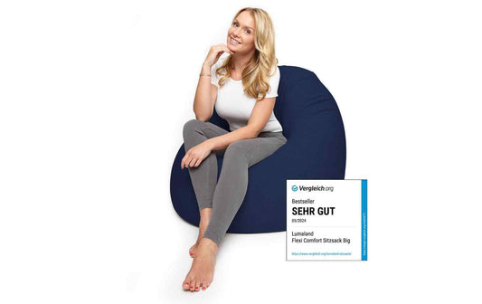 Lumaland Sitzsack Flexi Comfort , Nachtblau