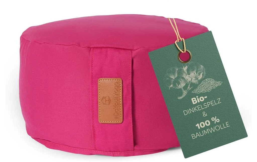 DoYourYoga Yogabolster Vishnu Zylinder pink Dinkelspelz