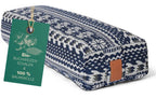 DoYourYoga Yogabolster Paravati Rechteck Style 1 blau-weiß Buchweizen