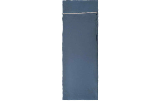 Grüezi Bag Schlafsack WoodWool Liner Almhütte 55-200 cm, Blau/Grau