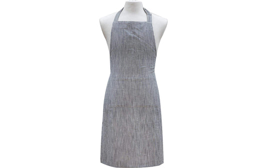 Ladelle Küchenschürze Lina Stripe 70 x 90 cm, Blau/Weiss