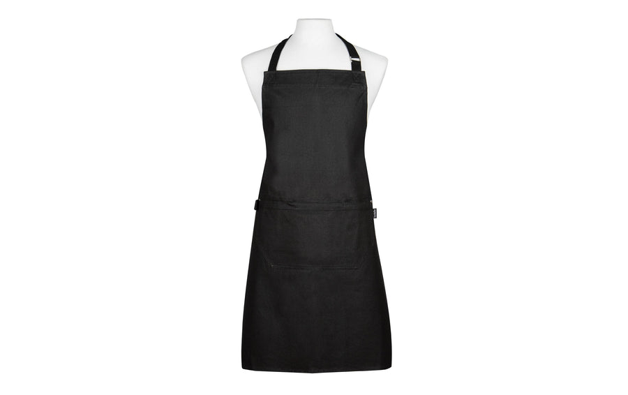 LADELLE Küchenschürze Baumwolle Schwarz 69x90 cm Grills & Feuerstellen Ladelle