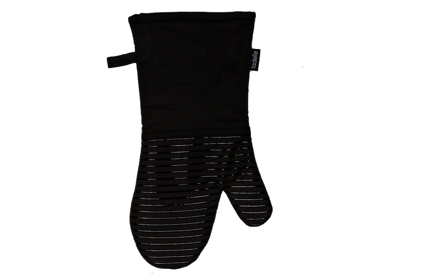 LADELLE Ofenhandschuh Lennox schwarz Materialmix 18x36 cm Grills & Feuerstellen Ladelle