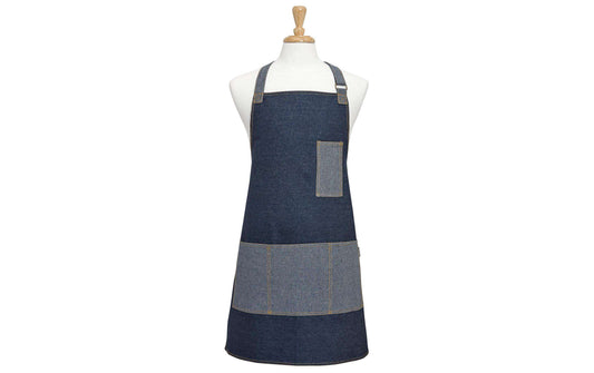 Ladelle Küchenschürze Denim 70 x 80 cm, Blau