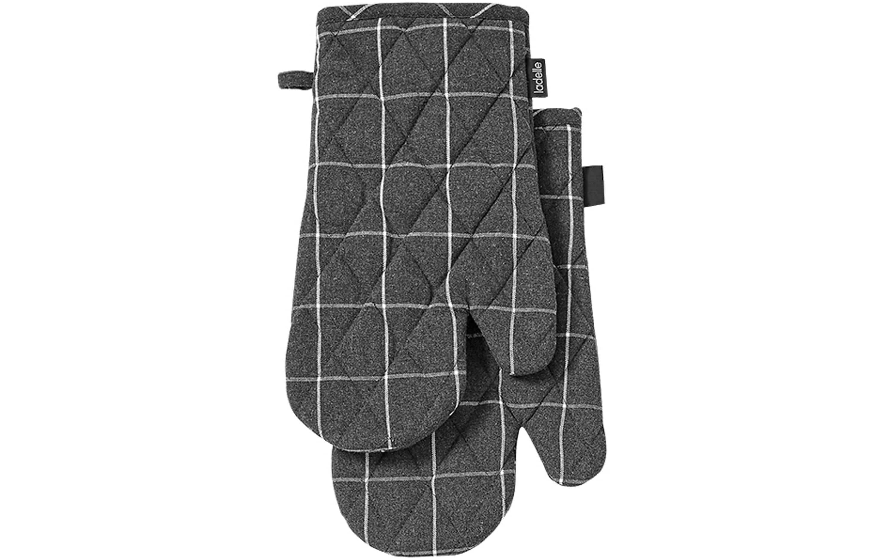 LADELLE Ofenhandschuh anthrazit recycled Baumwolle 18 x 33 cm Grills & Feuerstellen Ladelle