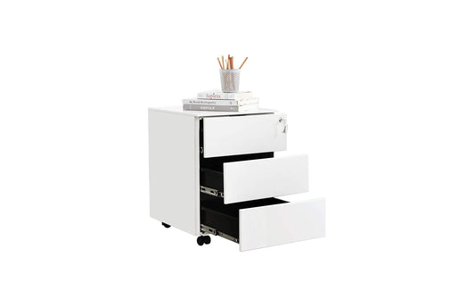 Songmics Rollcontainer weiss, Schloss