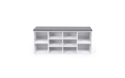 VASAGLE Schuhschrank 30 x 48 cm, Weiss