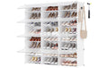Songmics Schuhboxen bis 48 Schuhe, Weiss