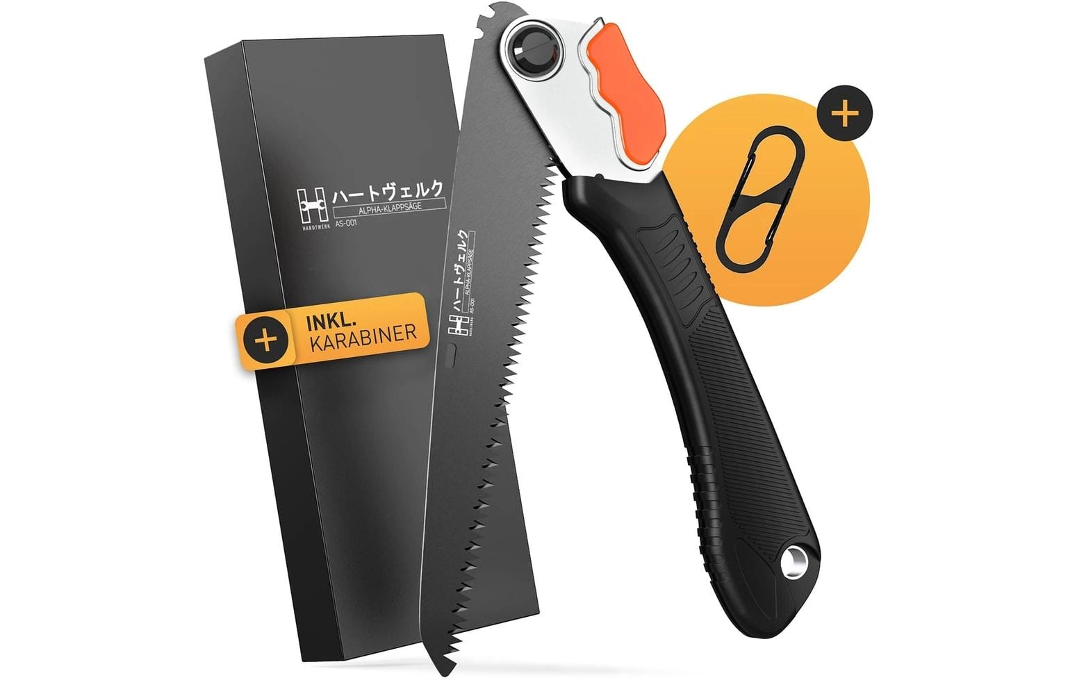 Hardtwerk Astsäge Klappbar mit Safety Lock aus Stahl Schwarz/Grün Garten & Outdoor > Garten > Garten Zubehör Hardtwerk
