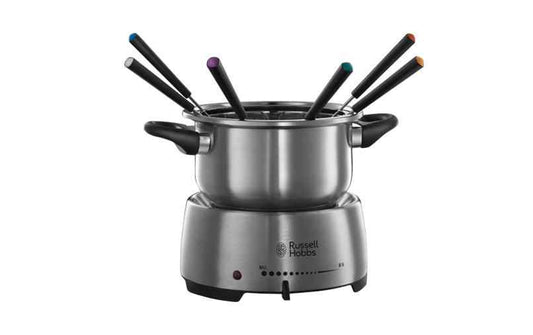 Russell Hobbs Fondue Maker Fiesta 8 Teile, Silber