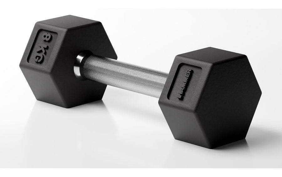 HAMMER Kurzhantel Hexagon PRO 1 x 8 kg