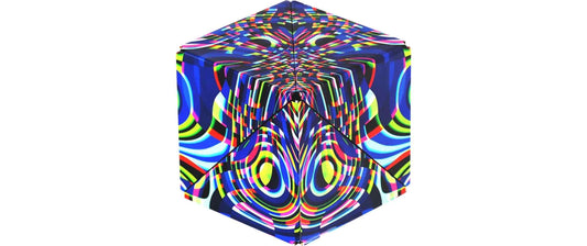 Shashibo Cube Technicolor – by Artist Laurence Gartel 2.0