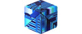 Shashibo Cube Blue Crystal – by Artist Laurence Gartel 2.0