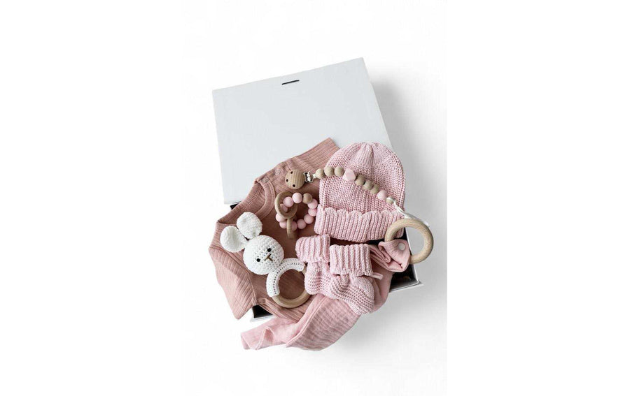Oykami Baby Geschenkbox Rosa Palermo Hase